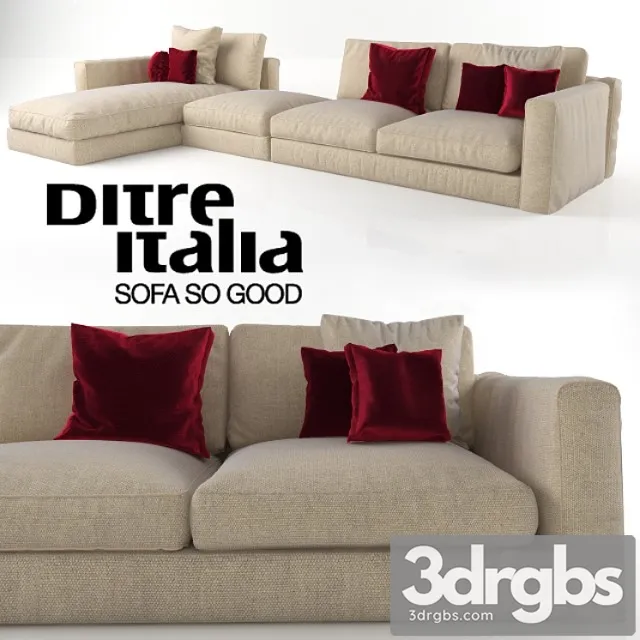 Ditre Italia Urban Sofa 3D Model Download Ditre Italia Urban Sofa 3D Model Download