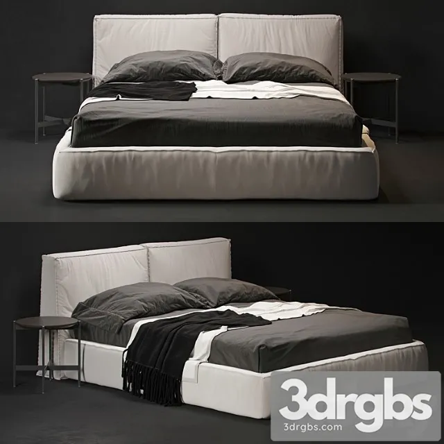 Ditre misty bed 2 3D Model Download