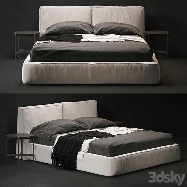 Ditre misty bed 3D Model