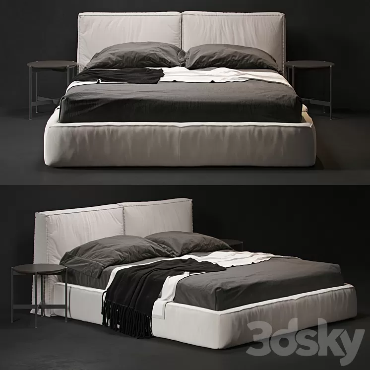 Ditre misty bed 3D Model