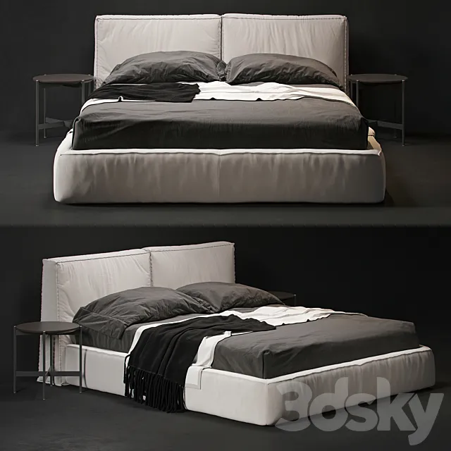 Ditre misty bed 3DModel Ditre misty bed 3DModel