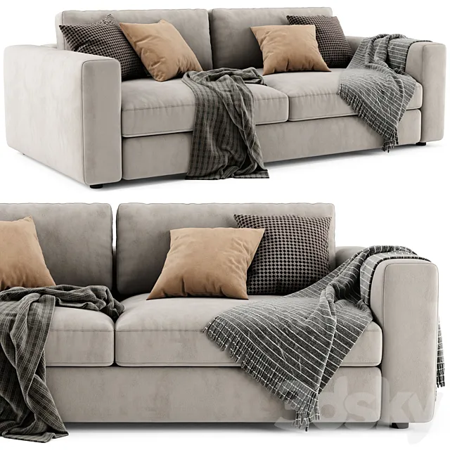 Ditre Urban 2 Seats Sofa 3D Model Ditre Urban 2 Seats Sofa 3D Model