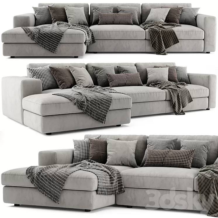Ditre Urban Chaise Longue Sofa 3D Model