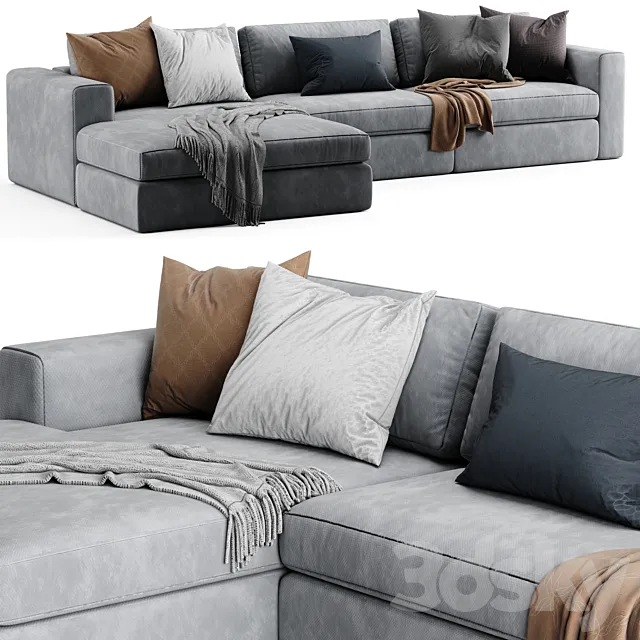 Ditre Urban Chaise Longue Sofa 3DModel Ditre Urban Chaise Longue Sofa 3DModel