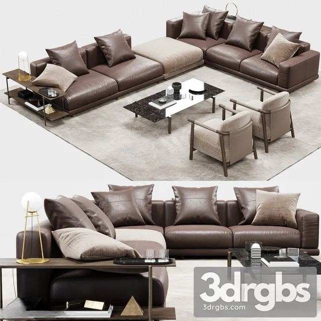 Ditreitalia Nevyll Sofa Nathy Armchair 3D Model Download Ditreitalia Nevyll Sofa Nathy Armchair 3D Model Download