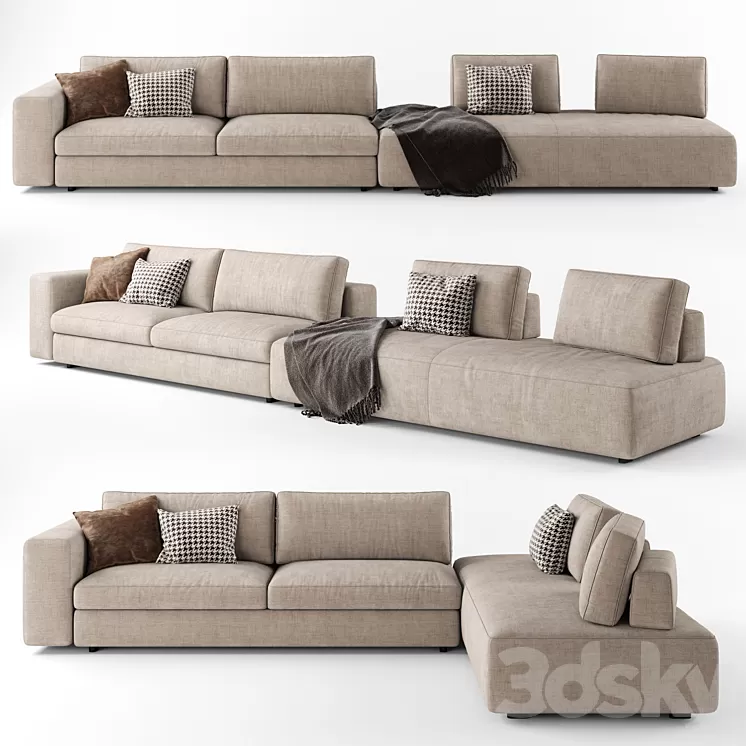 DitreItalia URBAN 2.0 Sofa 3D Model DitreItalia URBAN 2.0 Sofa 3D Model