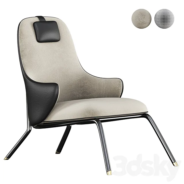 DIVA Armchair by Capital Collection 3DModel DIVA Armchair by Capital Collection 3DModel