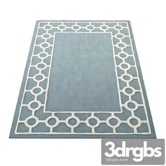 Diva at home ecliptic decorative area rug 3D Model Download