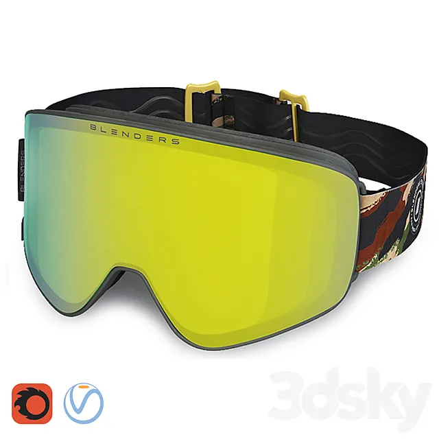 Diva Drama – Blenders Ski Goggles 3D Model