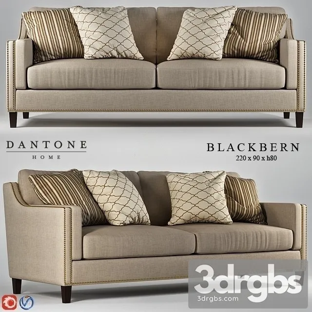 Divan Blackbern Sofa 3D Model Download Divan Blackbern Sofa 3D Model Download