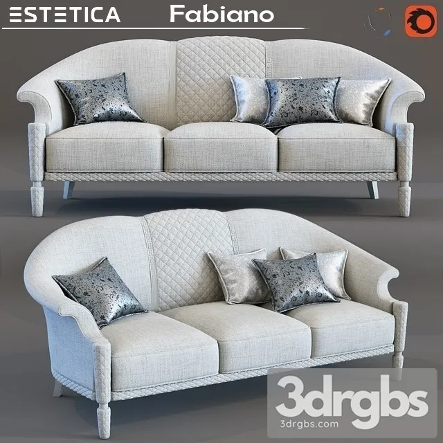 Divan Fabiano Sofa 3D Model Download Divan Fabiano Sofa 3D Model Download