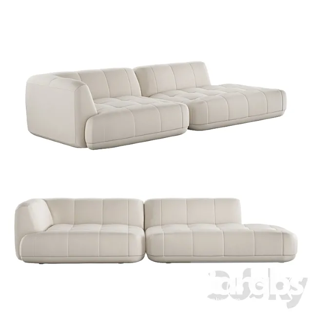 Divan Hay Quilton One Arm 3D Model Download Divan Hay Quilton One Arm 3D Model Download