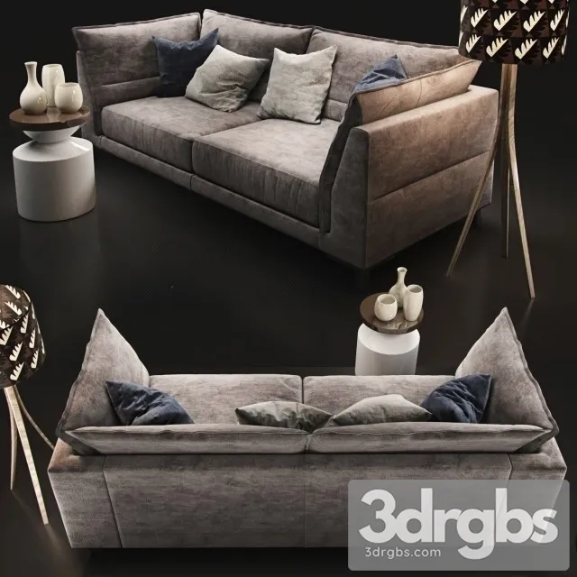 Divan Natuzzi Aplomb 3D Model Download Divan Natuzzi Aplomb 3D Model Download