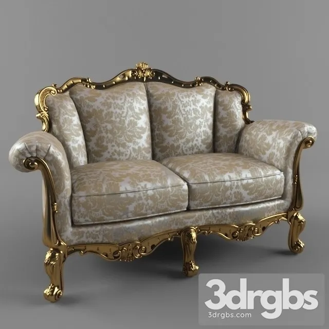 Divan Neoclassic Sofa 04 3D Model Download Divan Neoclassic Sofa 04 3D Model Download