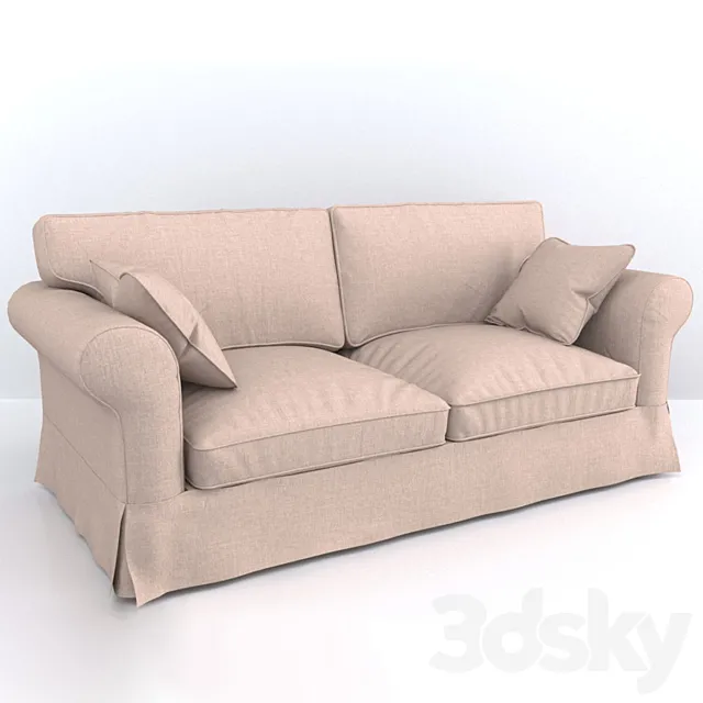 Divan Provence Bahama. HoReCa. 3DModel