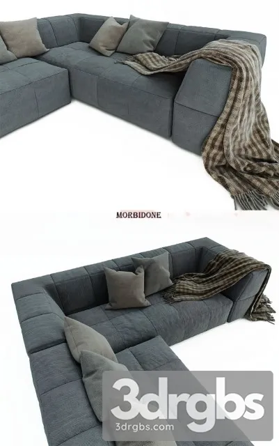 Divanidea Morbidone Sofa 3D Model Download Divanidea Morbidone Sofa 3D Model Download