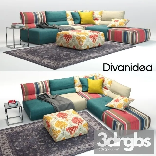 Divanidea Toys Sofa 3D Model Download Divanidea Toys Sofa 3D Model Download