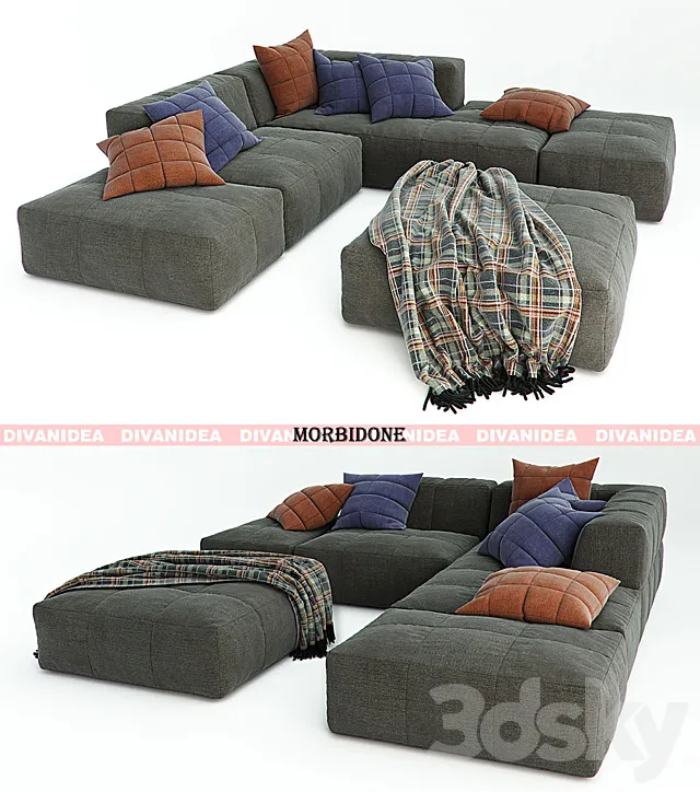 Divanidea_MORBIDONE 3DModel Divanidea_MORBIDONE 3DModel