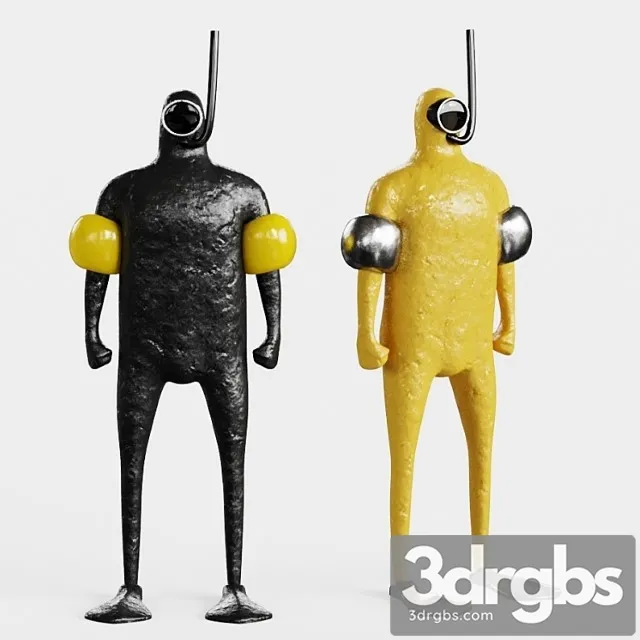 Diver Sculpture by John Morris 3D Model Download