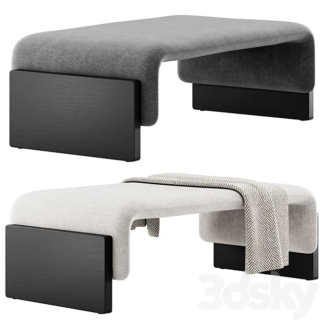 Diwan Bench By Sancal 3D Model Diwan Bench By Sancal 3D Model