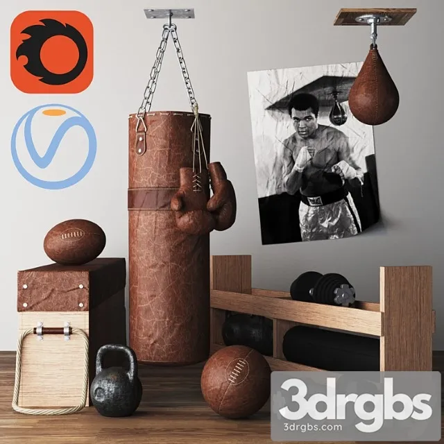 DIY Home Gym In A Box 3D Model Download