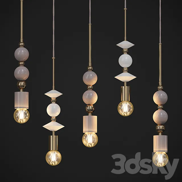 DIY pendant light 3D Model