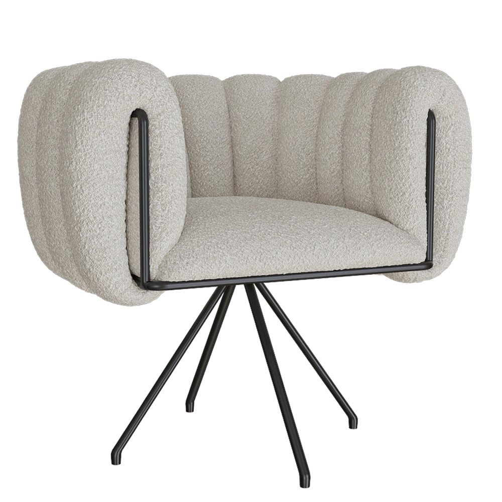 DIZA Collective – Armchair HARBUZ 3D Model DIZA Collective – Armchair HARBUZ 3D Model