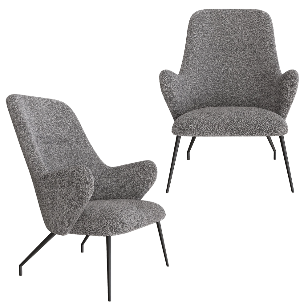 DIZA Collective – Armchair OXYQ 3D Model DIZA Collective – Armchair OXYQ 3D Model
