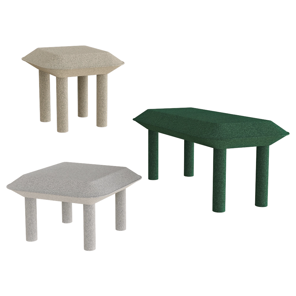 DIZA Collective  – Pouf TOTO 3D Model