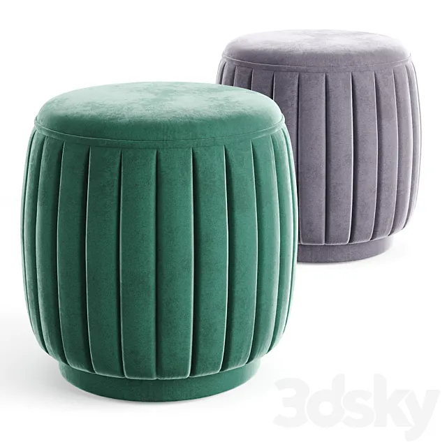 Dizhka poof 3D Model Dizhka poof 3D Model