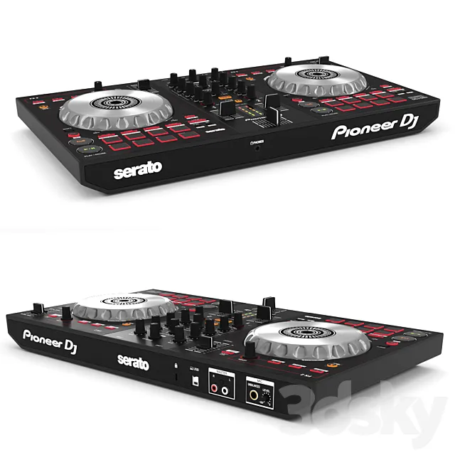 DJ controller Pioneer DDJ-SB3 3D Model