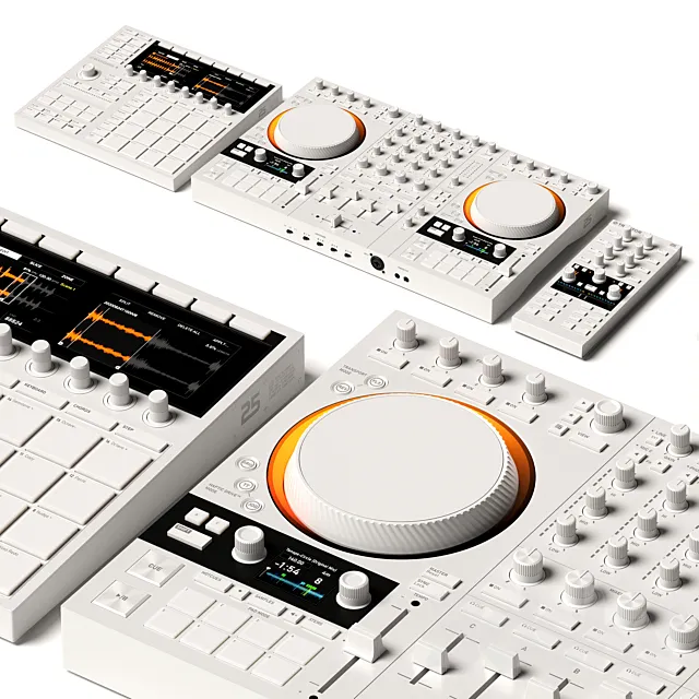 DJ Controllers Native Instruments 3D Model