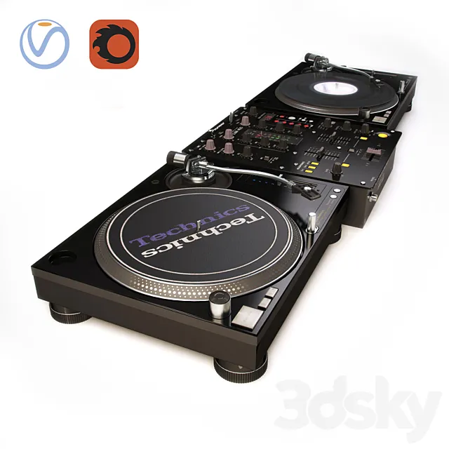 Dj mixer 3D Model