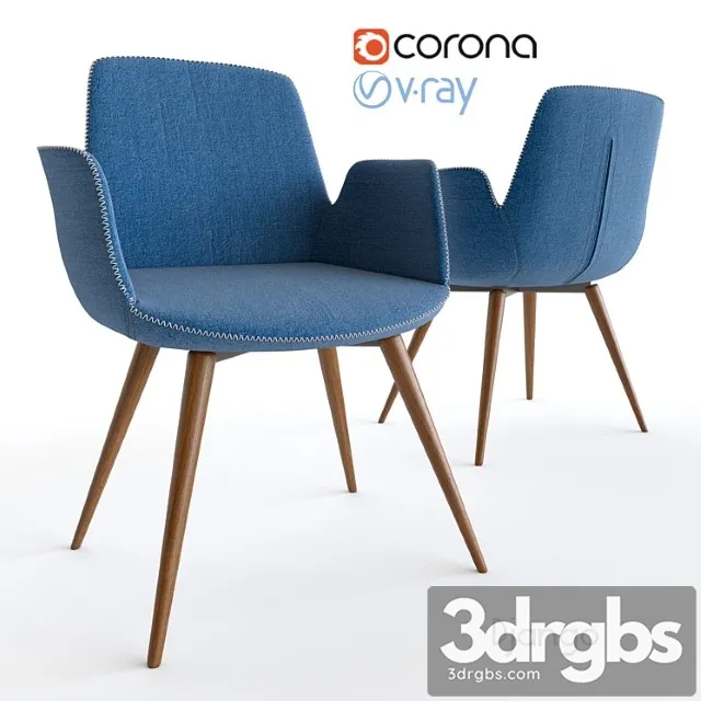 Django imodern chair 2 3D Model Download