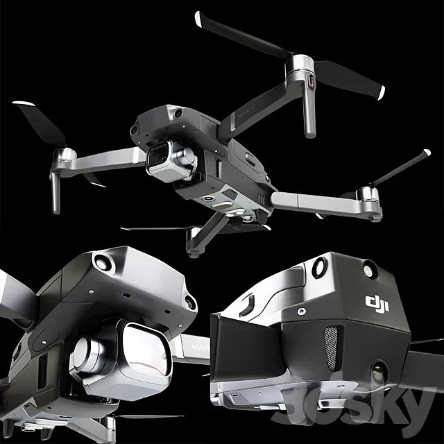 DJI Mavic 2 PRO 3DModel DJI Mavic 2 PRO 3DModel