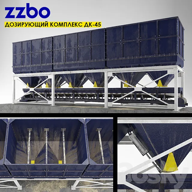 DK-45 complex of dosing ZZBO 3D Model DK-45 complex of dosing ZZBO 3D Model