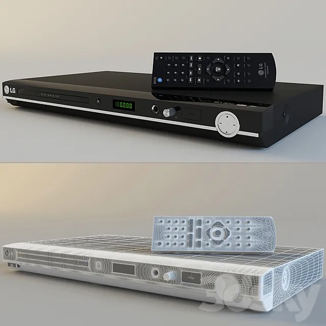 DK 867 LG DVD player 3DModel