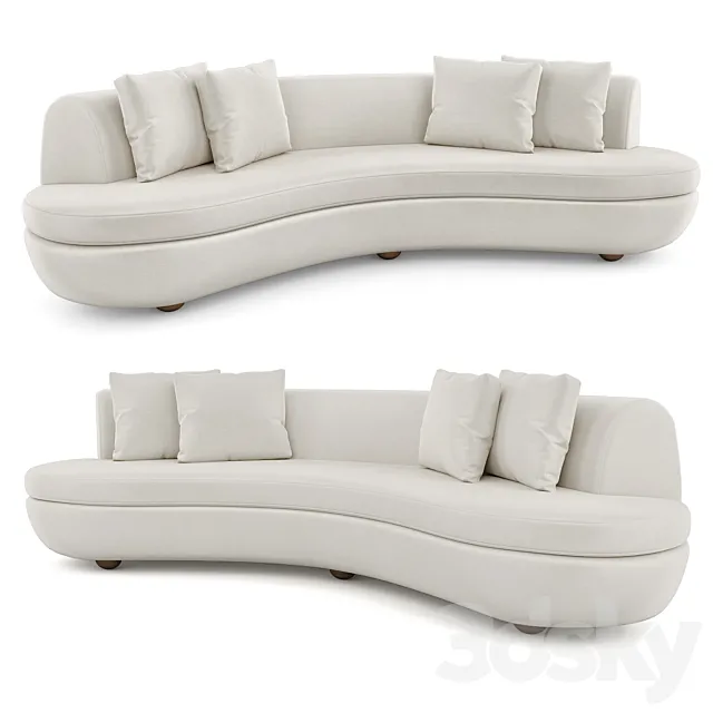 Dmitriy and Co Decca sofa 3D Model