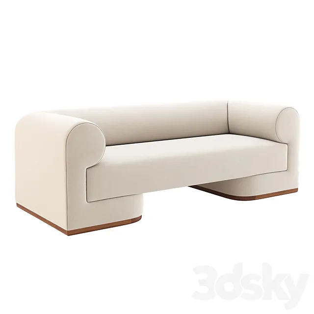 Dmitriy Co Dahlem Sofa 3D Model