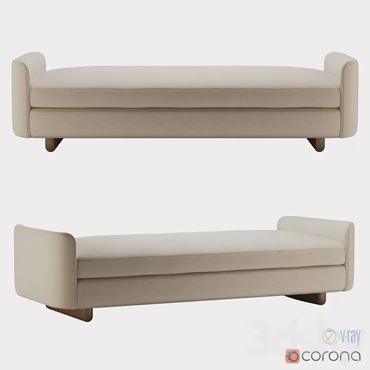 Dmitry & Co Belgard Daybed 3D Model Dmitry & Co Belgard Daybed 3D Model