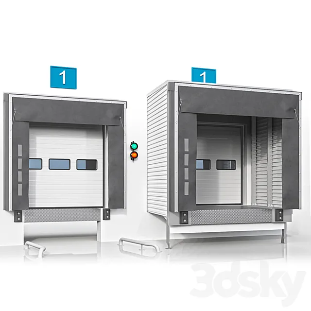 Dock shelters 3DModel