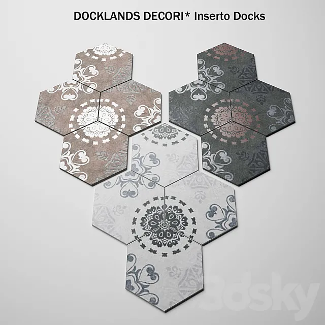 Docklands Decori Inserto 3D Model Docklands Decori Inserto 3D Model