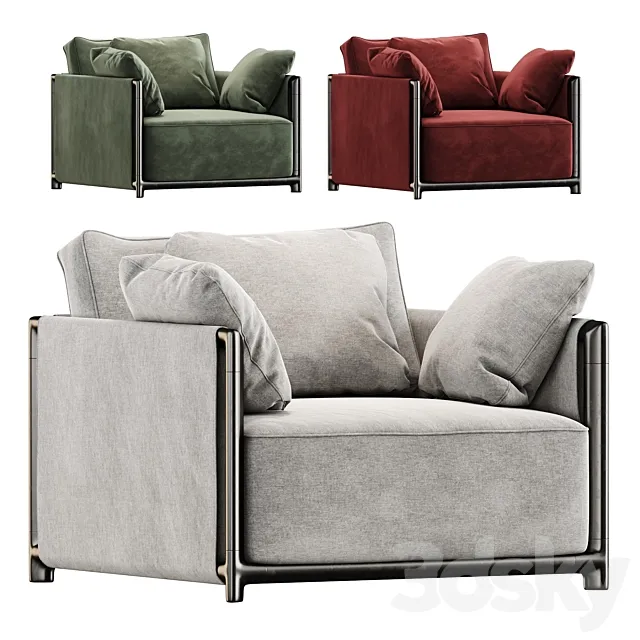 Dodo Armchair by Ghidini1961 3D Model Dodo Armchair by Ghidini1961 3D Model