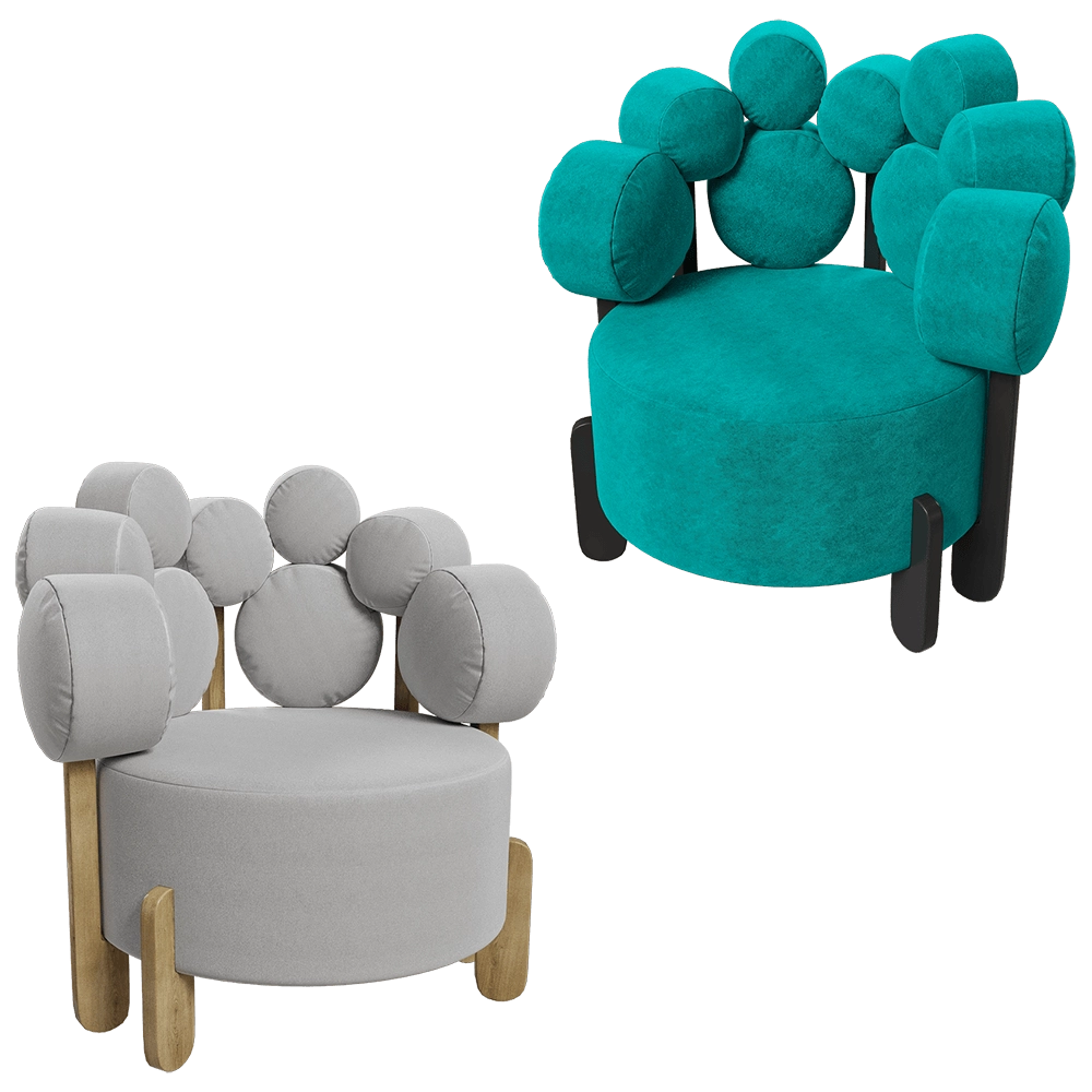 DOFII – Armchair Ikra Round 3D Model DOFII – Armchair Ikra Round 3D Model