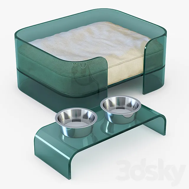 Dog Beds 3D Model Dog Beds 3D Model