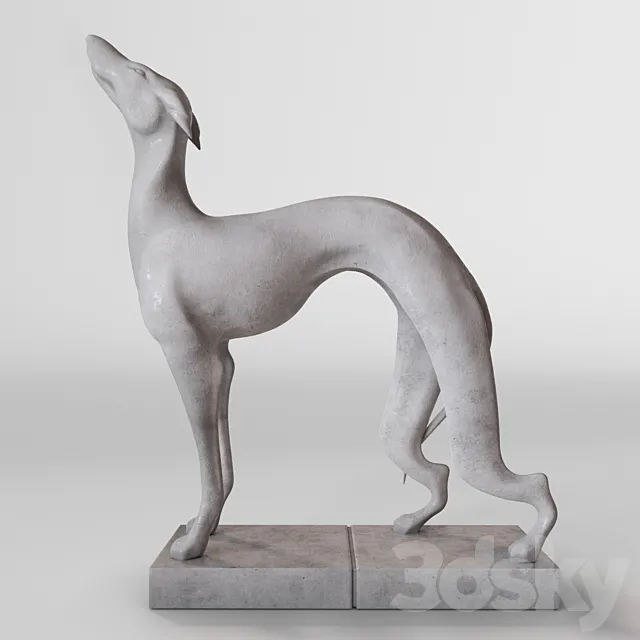Dog statue 3DModel