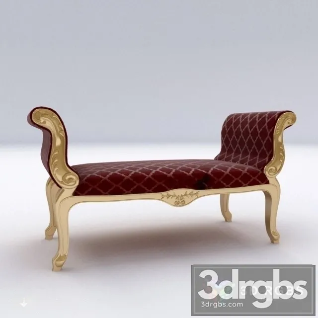 Doha Classic Bench 3D Model Download