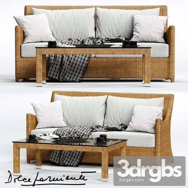 Dolcefarniente Scauri Sofa 3D Model Download Dolcefarniente Scauri Sofa 3D Model Download