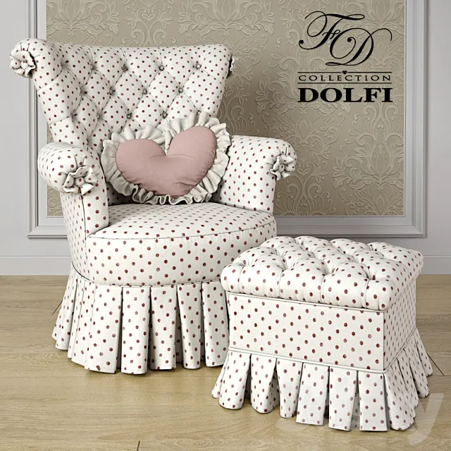 Dolfi Antony poltrona armchair 3DModel