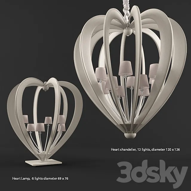 Dolfi heart light 3D Model Dolfi heart light 3D Model